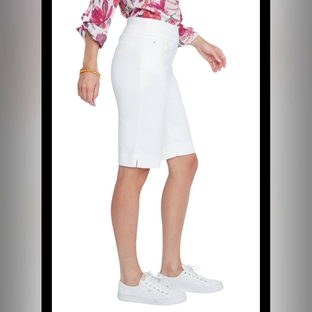 Renuar Size 14 Bermuda Shorts In White - Picture 3 of 9